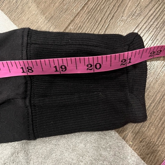 [S]Athleta Black Pranayama Restore Wrap Open Front Cardigan - Picture 7 of 8
